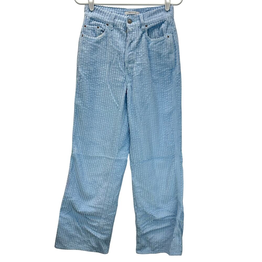 Pacsun Corduroy Baggy Jean Light Blue Large Corduroy Size 27